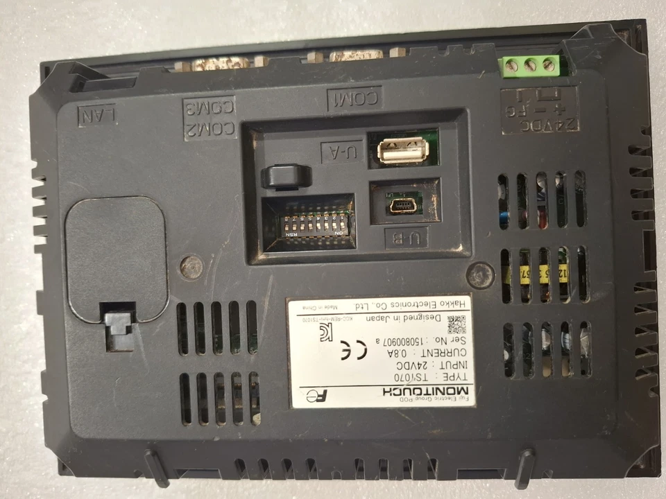 FUJI ELECTRIC MONITOUCH TS1070 24VDC TESTED AS PHOTOS